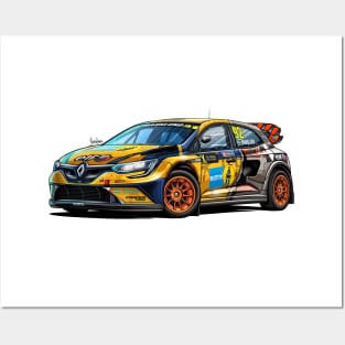 Renault Megane RX Super Car Posters and Art